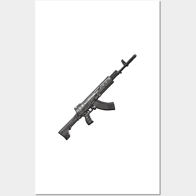 AK-12 Wall Art by TortillaChief